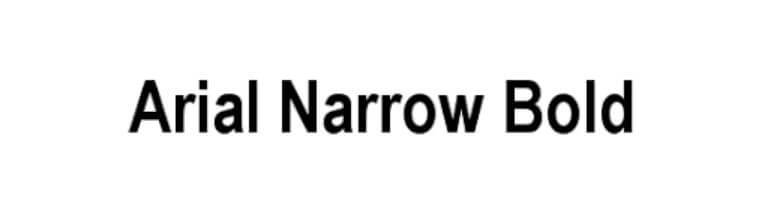 Arial Narrow Font Download Free Windows 10